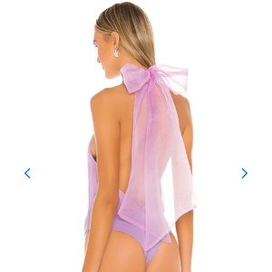 NWOT Lovers and Friends Lilac Darling Bodysuit in Size Small